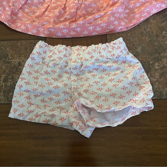 Carter’s 2 Piece Dress Set Coral & White Size 12 Months. Great Condition! - Picture 3 of 4